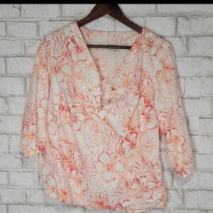NWOT COLUMBIA flower print blouse